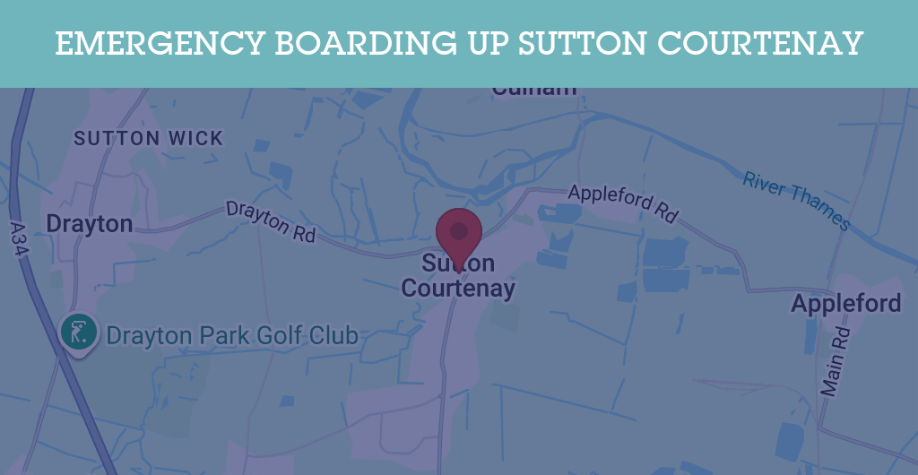 Emergency Boarding Up Services in Sutton Courtenay - OX14